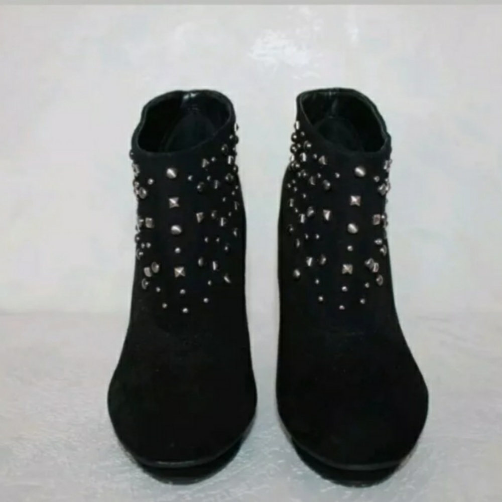 $139. BCBG Suede Ankle Boots - Picture 6 of 8